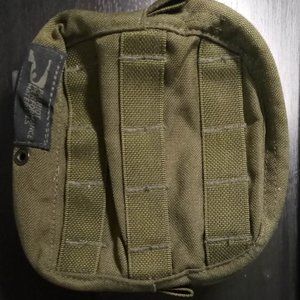 Patriot Performance Materials MOLLE pouch, OD, made in USA, like new